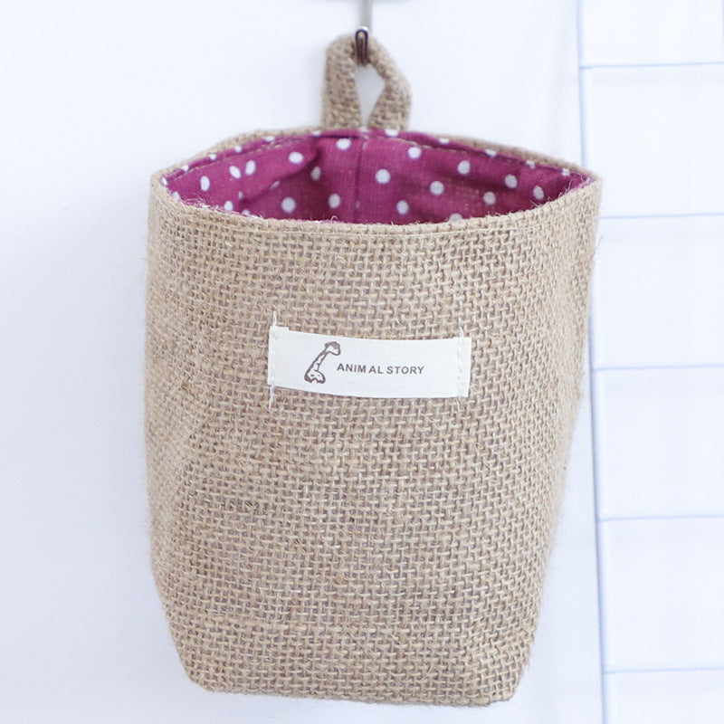 Wholesale Desktop Cotton and Linen Storage Bags